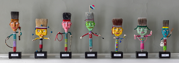 PAPER MACHE BRUSHES